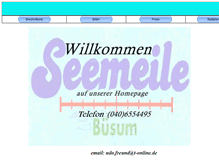 Tablet Screenshot of buesum-seemeile.de